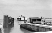 View of an unidentified ferry