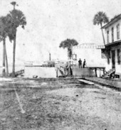 Steamboat landing at Sanford.