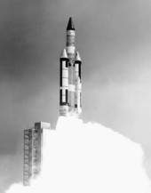 Liftoff of Titan launch vehicle