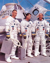 Prime crew of fourth manned Apollo mission.