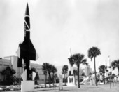 Missile display at Patrick Air Force base