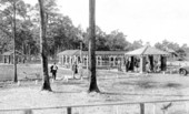 Pavilion and picnic area at Panacea Mineral Springs