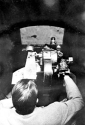 Interior of underwater filming float