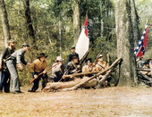 First reenactment of the Battle of Natural Bridge - Natural Bridge Battlefield, Florida.