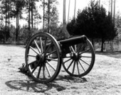 Cannon at Olustee Battlefield State Historic Site - Olustee, Florida.