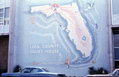 Mosaic at Leon County courthouse - Tallahassee, Florida.