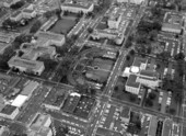 Aerial view of Governor Burns' inauguration : Tallahassee, Florida.
