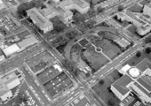 Aerial view of Governor Burns' inauguration : Tallahassee, Florida.