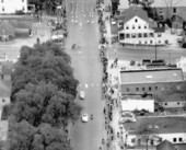 Aerial view of Governor Fuller Warren's inauguration.