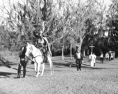 Reenactment of the first Christmas in what is now the United States