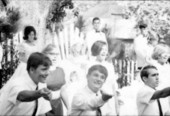 May queen being entertained by singers - Tallahassee, Florida