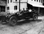 Theo Proctor and John P. Brown during their trip form Tallahassee to New York.