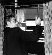 G. Harrold Carswell using voting machine.