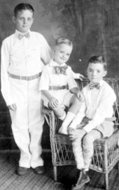 Portrait of Francis Hunter Carter, David Hinton Carter, and William Holifield Carter.