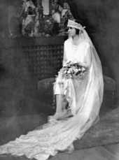 Dr. Mary Franklin Knott Bazemore on her wedding day