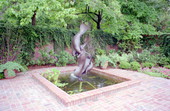 Manatee sculpture at the governor's mansion - Tallahassee, Florida
