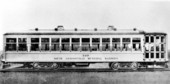 South Jacksonville Municipal Railways trolley car number 110.