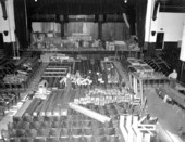 Disassembled organ being removed from the Westcott Building - Tallahassee, Florida.