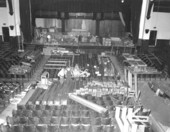 Disassembled organ being removed from the Westcott Building - Tallahassee, Florida.