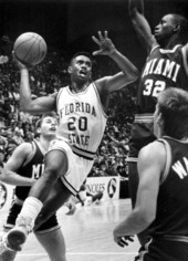Florida State University basketball game - Tallahassee, Florida.