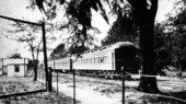 Train station outside De Land