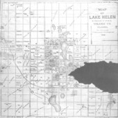 Map of Lake Helen in Volusia County.