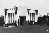 Floriculture building at the Florida Orange Festival - Winter Haven, Florida