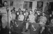 Camp Gordon Johnston band broadcasting over WTAL