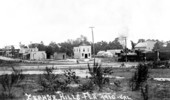 View of train traveling through Zephyrhills