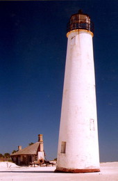 Cape Saint George lighthouse - Saint George Island, Florida.