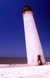Cape Saint George lighthouse - Saint George Island, Florida.