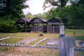 Christian Creek Indian grave houses - Okaloosa County, Florida
