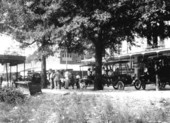 Buses on Woodland Boulevard - De Land, Florida
