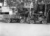 Vehicles at the Pacific Creamery Company plant - Volusia County, Florida