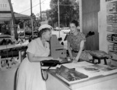 Clay County health society nurse at Geiger's store - Green Cove Springs, Florida.