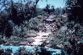 South Seas waterfall serves as background for colorful pictures - Winter Haven, Florida
