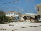 Home damaged by Hurricane Dennis - Alligator Point, Florida