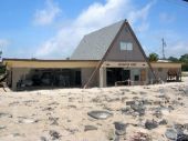 KOA building damaged by Hurricane Dennis - Alligator Point, Florida