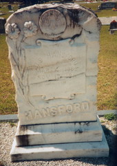 Woodmen of the World memorial for Calhoun County deputy sheriff Daniel Stanley Hansford