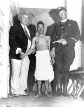Giuseppe Zangara in custody after his unsuccessful attempt on President Roosevelt's life