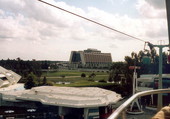 View of the Contemporary Resort from the Skyway at the Magic Kingdom - Orlando, Florida .