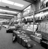 Interior view of Bentley's luggage store - Fort Lauderdale, Florida.