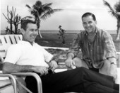 Johnny Carson and Ed McMahon from the Tonight Show - Fort Lauderdale, Florida.