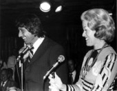 N.Y. Jets football team quarterback Joe Namath speaking at the microphone - Fort Lauderdale, Florida.
