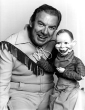 Portrait of Buffalo Bob Smith and Howdy Doody - Fort Lauderdale, Florida.