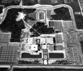 Aerial view showing South Campus of the Miami-Dade Junior College - Kendall, Florida