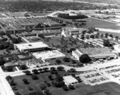 Aerial view showing North Campus of the Miami-Dade Community College - Miami, Florida.
