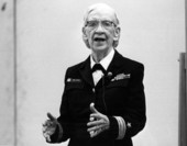 Commodore Grace Hopper speaking at the Miami-Dade Community College North Campus