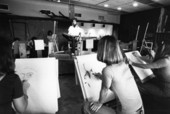Miami-Dade Community College North Campus art class.