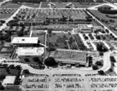 Aerial view showing the North Campus of Miami-Dade Community College - Miami, Florida.